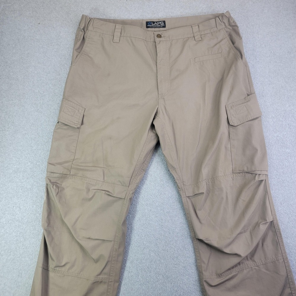 LAPG Pants Mens 42x30 Beige Urban Ops Tactical Cargo Workwear CCP1017LRS